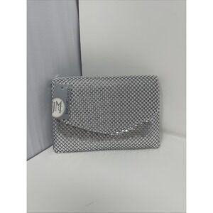 Jessica McClintock Purse hand bag Silver New
